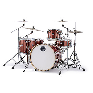 Mapex Mars Birch MA628SF OR 6 Piece Crossover Drum Set, Blood Orange Sparkle